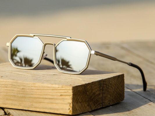 Dior Silver Mercury Square Sunglasses