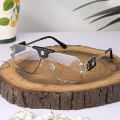 Versace Black / Silver Accents Optic Frame